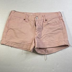 Madewell Jean Shorts Pink Size 29